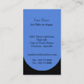 女走アールデコ 名刺 (裏面)