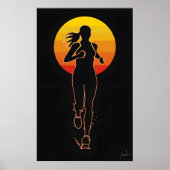 女走トレーニング ポスター (正面)