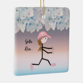 女走性のフローラ走セラミックオーナメント セラミックオーナメント (右)