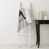 女走感動的勇気付けられる シェルパブランケット (インサイチュ)