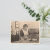 女転がのヴィンテージ ポストカード (スタンド正面)