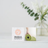 女転がの上ヨガマット 名刺 (スタンド正面)