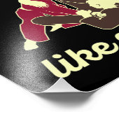 女転が子のようにブラジル柔術BJJ フォトプリント            (角)