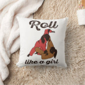 女転が子の柔術 クッション (ブランケット)