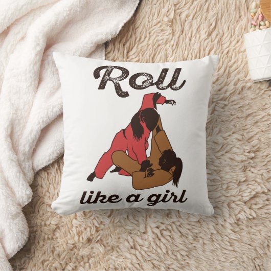 女転が子の柔術 クッション (ブランケット)