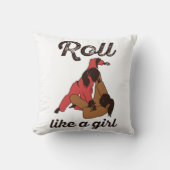 女転が子の柔術 クッション (正面)