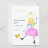 女輝くの子のように水の色イラストレーション シーズンカード (正面)