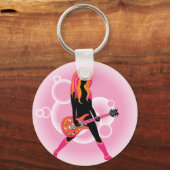 女遊のギター キーホルダー (正面)