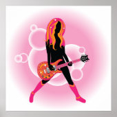 女遊のギター ポスター (正面)