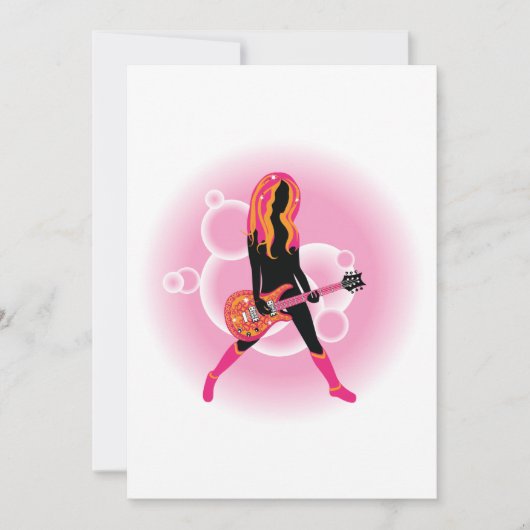 女遊のギター 招待状 (正面)