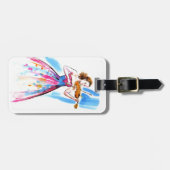 女遊のバイオリン ラゲッジタグ (正面横)