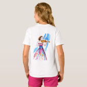 女遊のバイオリン Tシャツ (裏面フル)