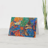 女遊の子と猫 | Ernst Ludwig Kirchner カード (正面)