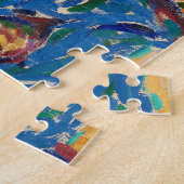 女遊の子と猫 | Ernst Ludwig Kirchner ジグソーパズル (側面)