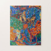 女遊の子と猫 | Ernst Ludwig Kirchner ジグソーパズル (縦)