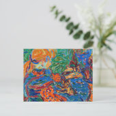 女遊の子と猫 | Ernst Ludwig Kirchner ポストカード (スタンド正面)