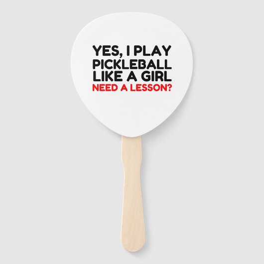 女遊の子のようにピックボール ハンドファン (正面)