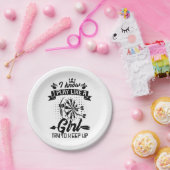 女遊の子のように矢を射る ペーパープレート (パーティー)