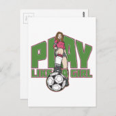 女遊の子のように ポストカード (正面/裏面)