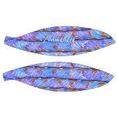 女遊の子！蝶パーソナライズされた羽 バスケットボール (パネル)