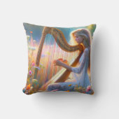 女遊は花でハープ クッション (正面)