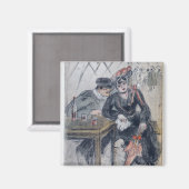 女郎と客 マグネット (正面/裏面)