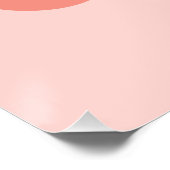 女間抜けの子のグース誕生日カードとギフトのサイン ポスター (コーナー)