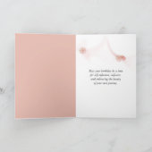 女離れの足跡ビーチ カード (内部)