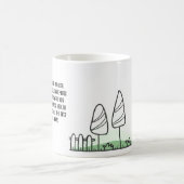 女離れ性パーソナライズされた贈 コーヒーマグカップ (中央)