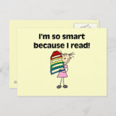 女頭が切れるの子だ読よ ポストカード (正面/裏面)