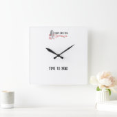 女頭が切れるの読子のロマ読ンス時間 スクエア壁時計 (ホーム)