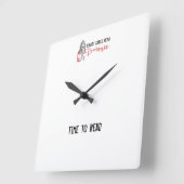 女頭が切れるの読子のロマ読ンス時間 スクエア壁時計 (傾斜)