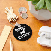 女頭が切れる性ラブピットブルキーチェーン キーホルダー