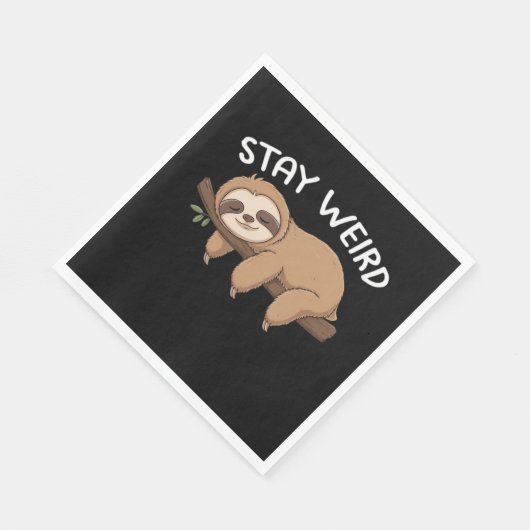 女風変わり性の動物愛好家におもしろい対して怠ける スタンダードランチョンナプキン (角)