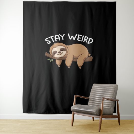 女風変わり性の動物愛好家におもしろい対して怠ける タペストリー (インサイチュ)