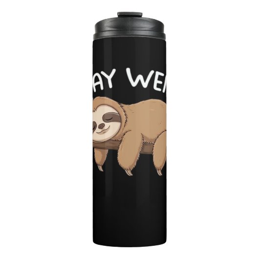 女風変わり性の動物愛好家におもしろい対して怠ける タンブラー (正面)