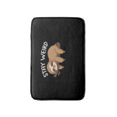 女風変わり性の動物愛好家におもしろい対して怠ける バスマット (正面縦)