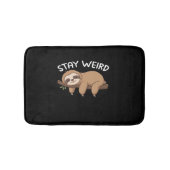 女風変わり性の動物愛好家におもしろい対して怠ける バスマット (正面)