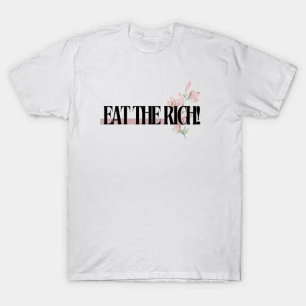 女食べの金持ち Tシャツ