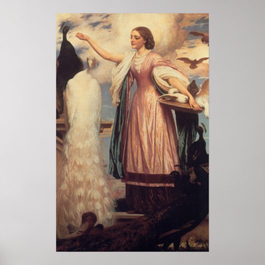 女食べ物を与え子 ポスター (正面)