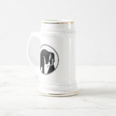 女馬の馬の馬の馬乗り ビールジョッキ (正面左)