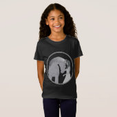 女馬の馬の馬の馬乗り Tシャツ (正面フル)