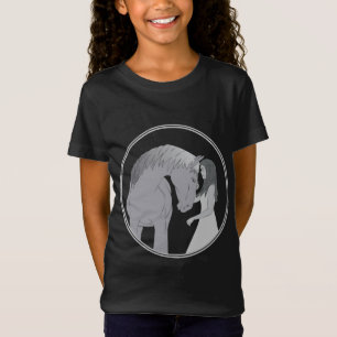 女馬の馬の馬の馬乗り Tシャツ