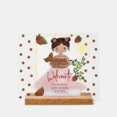 女魅力的の子&ベリースイートベビーシャワー アクリルサイン (正面)