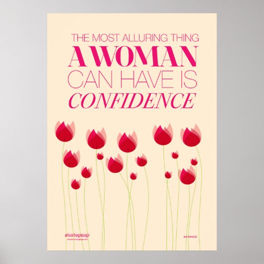 女魅力的性が持つのは自信 ポスター (正面)