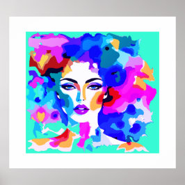 女鮮やか性 |感情 |魅惑 ポスター