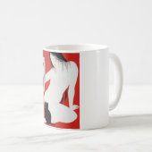 女黒猫・高橋松亭 コーヒーマグカップ (正面右)