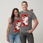 女黒猫・高橋松亭 Tシャツ (ユニセックス)