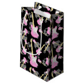 女10代のの子のロックアンドロールスカルパーティーバッグ スモールペーパーバッグ (裏面アングル)