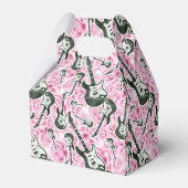 女10代のの子のロックンロールパーティーの好意ボックス フェイバーボックス (裏面サイド)